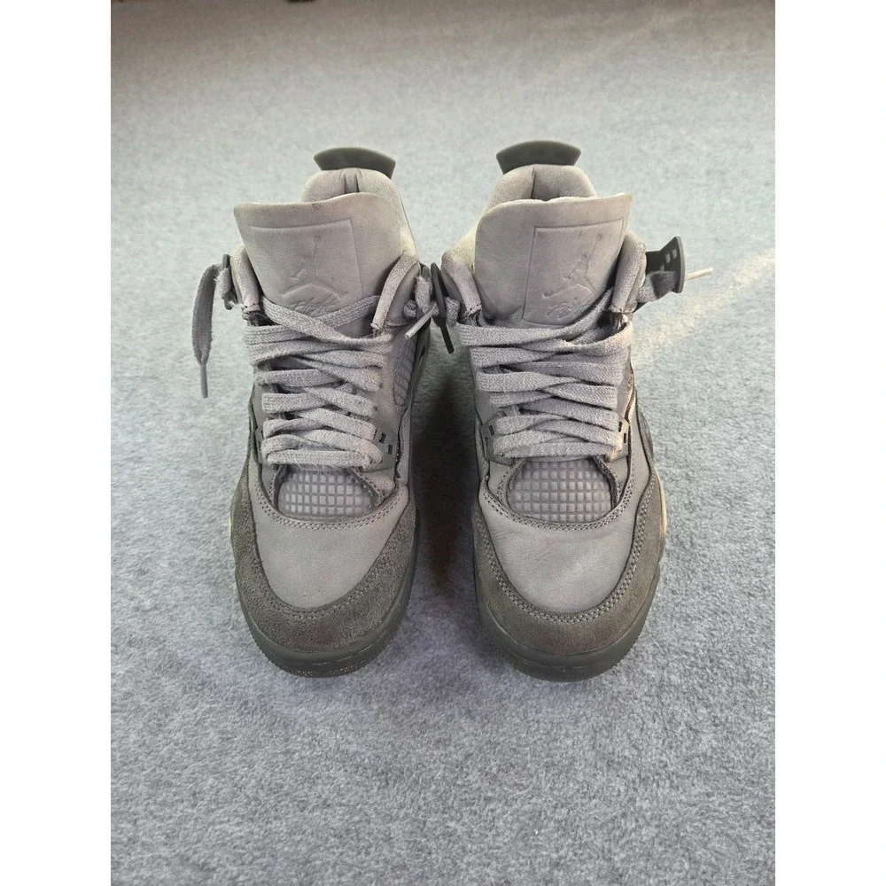 Jordan Kids Air Jordan 4 Retro SE Wet Cement Sneakers 5Y Grey Streetwear